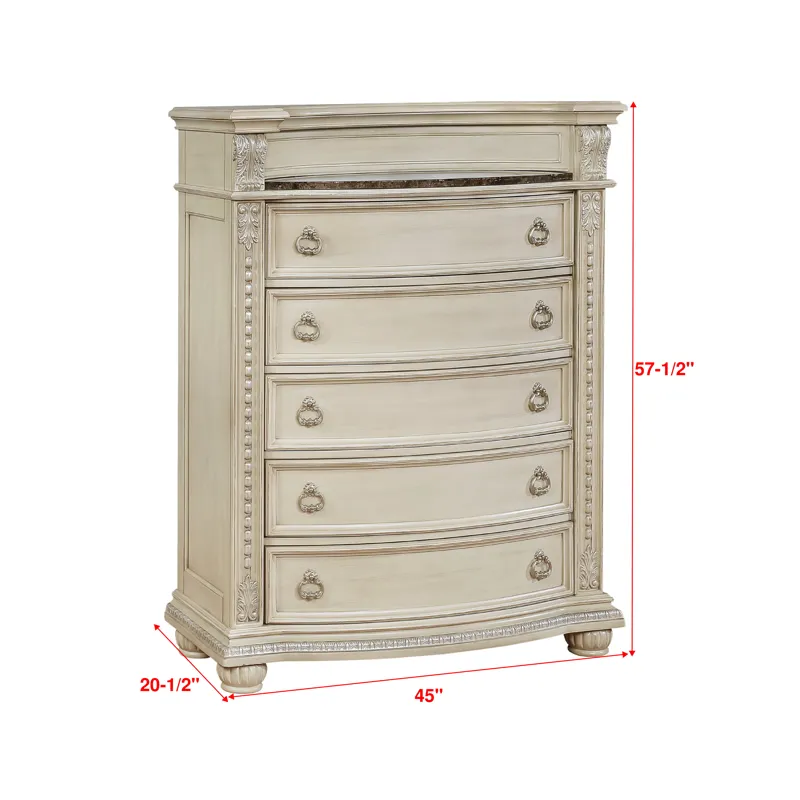 Stanley Chest Antique White
