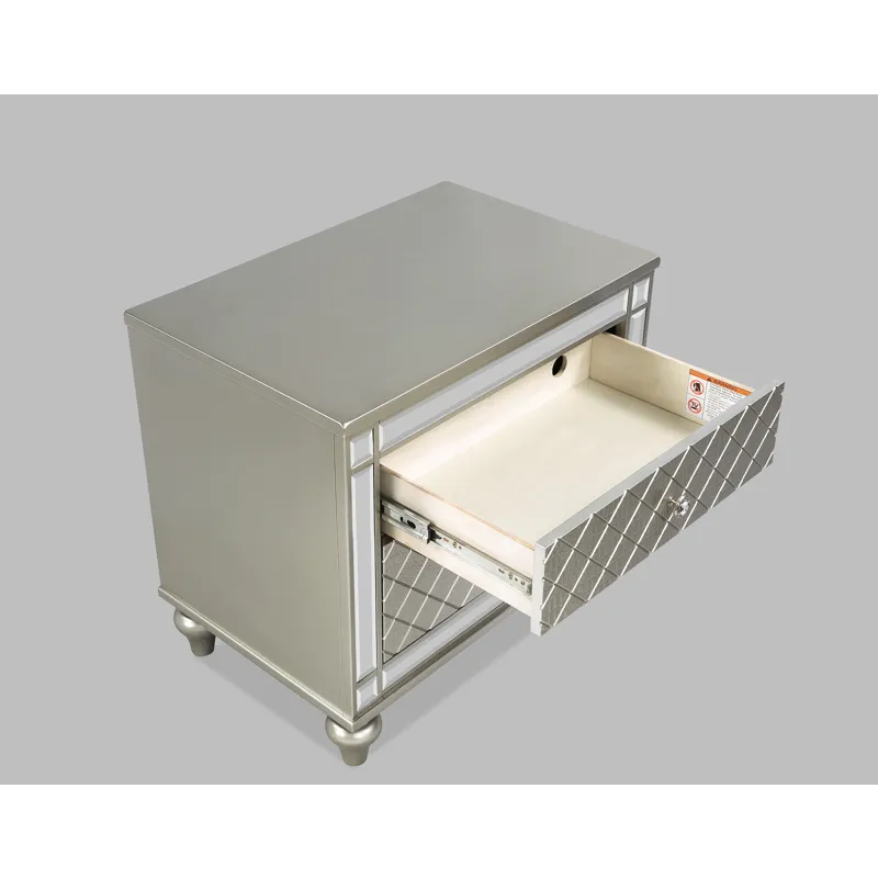 Cristian Night Stand Champagne