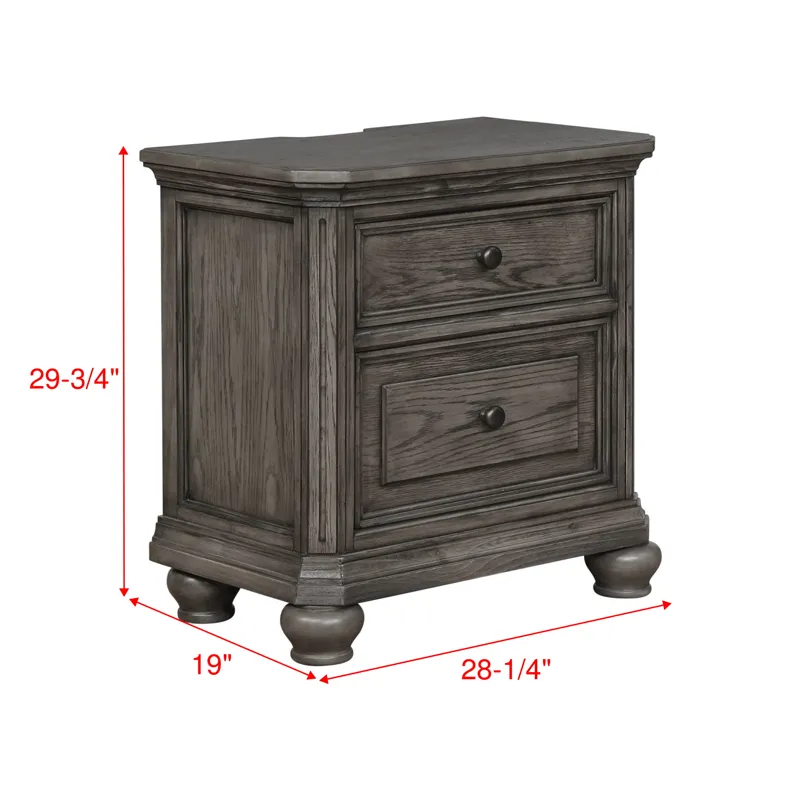 Lavonia Night Stand W/ Usb