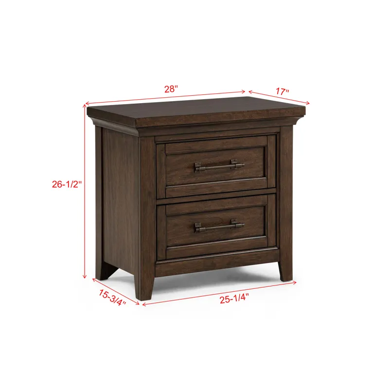 Beckett Night Stand-brown