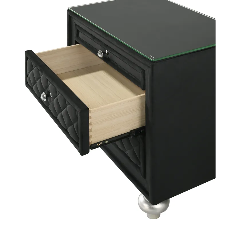 Cameo Night Stand - Black