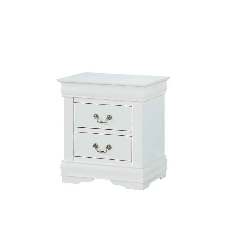 Louis Philip Night Stand White