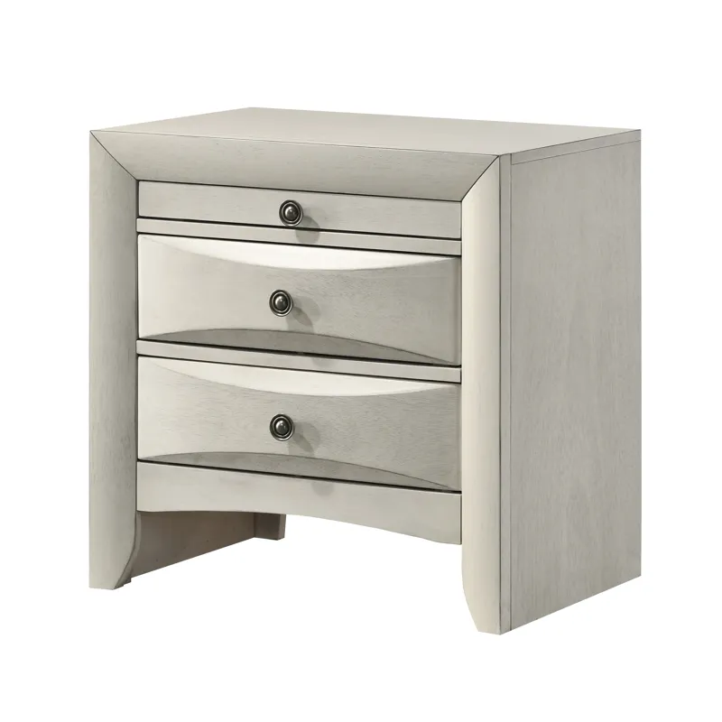 Emily Night Stand White