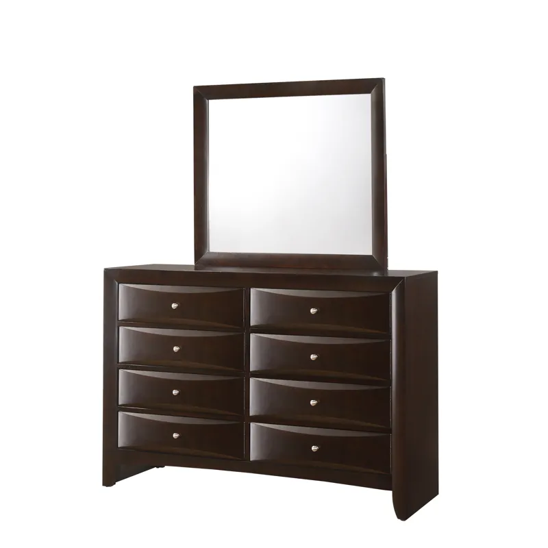 Emily Dresser 8 Drawers Dark Cherry