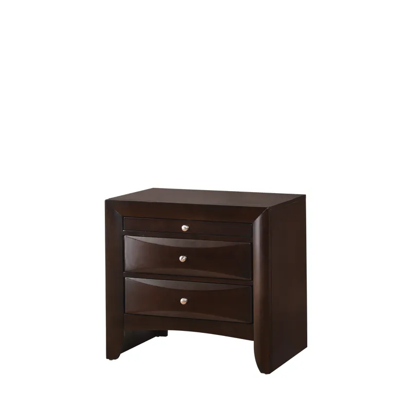 Emily Night Stand Dark Cherry