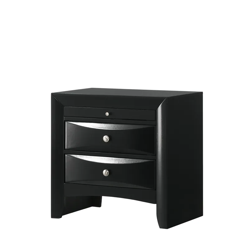 Fallon Night Stand Black