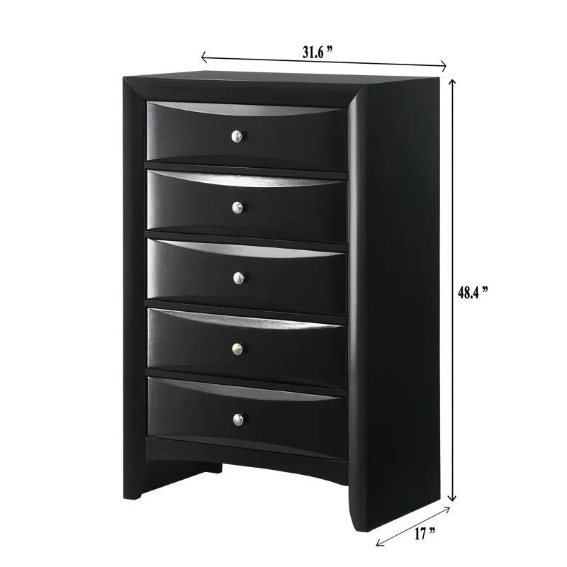 Fallon Chest Black