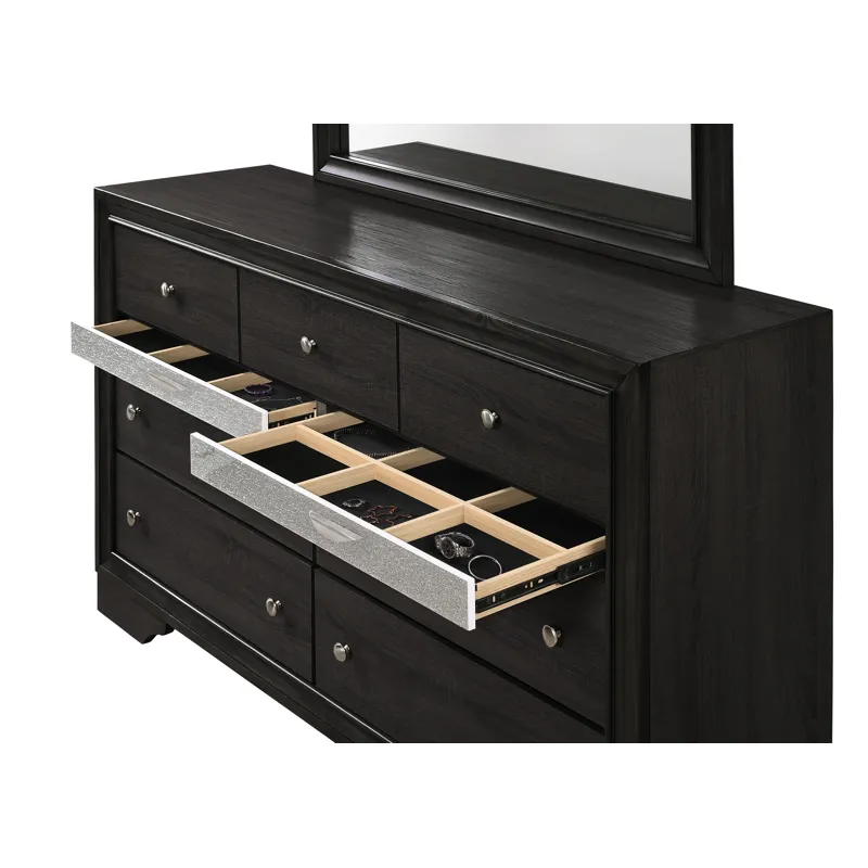 Regata Dresser Black/silver