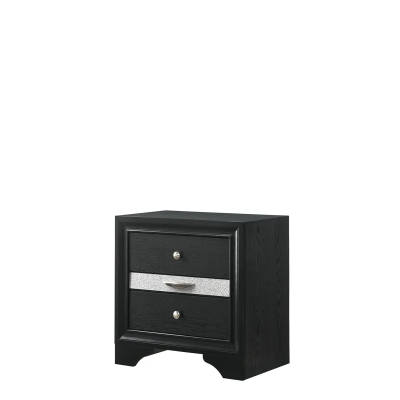 Regata Night Stand Black/silver