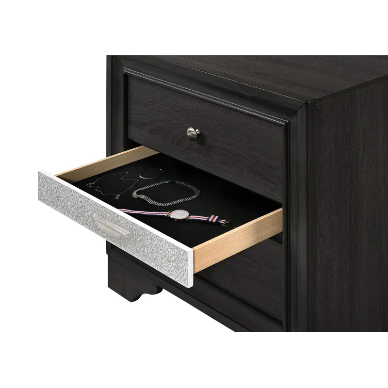 Regata Night Stand Black/silver