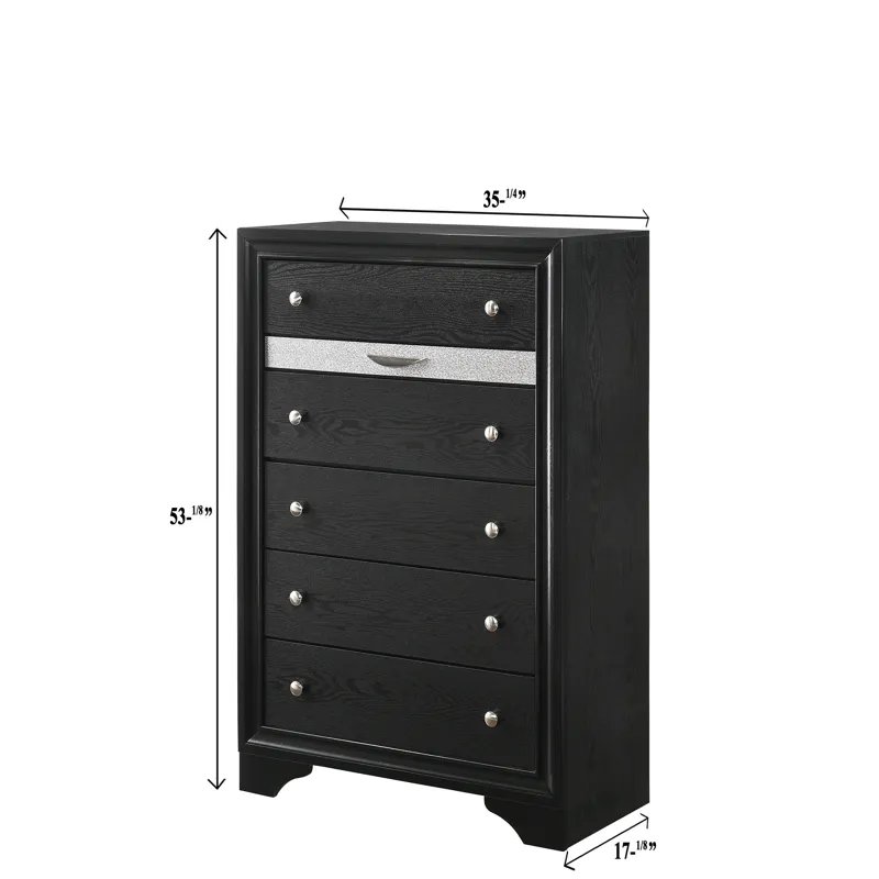 Regata Chest Black/silver