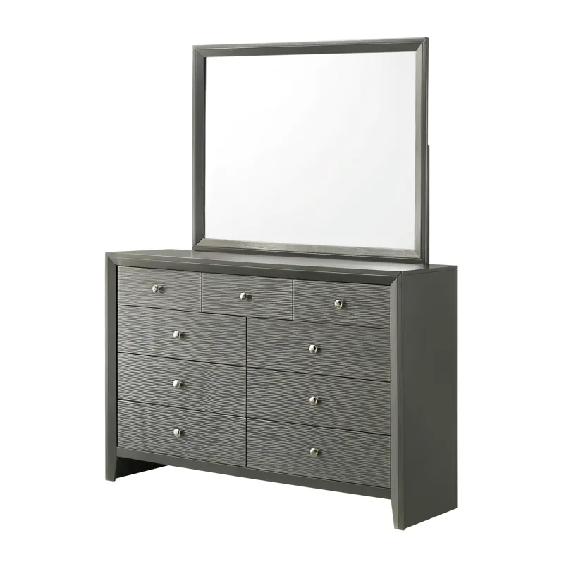 Denker Dresser Gun Metal