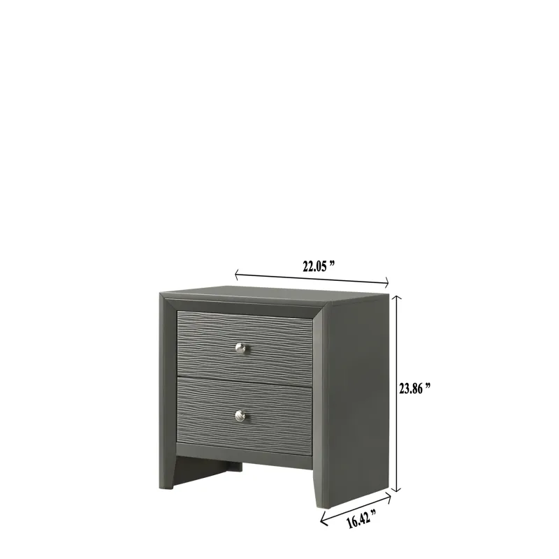 Denker Night Stand Gun Metal