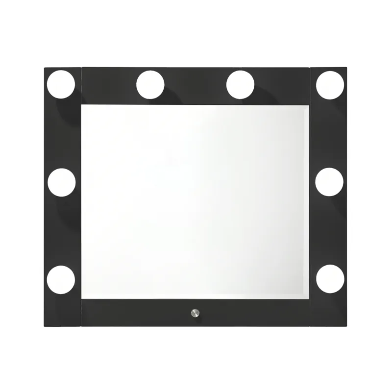 Luxo Vanity Top W/led Black