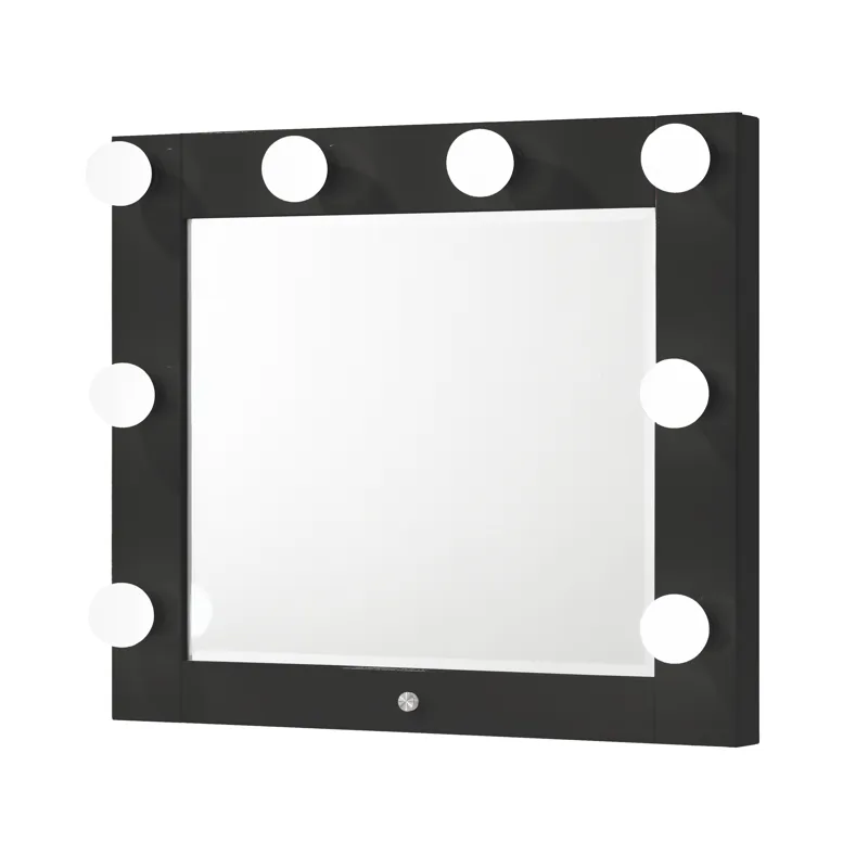 Luxo Vanity Top W/led Black