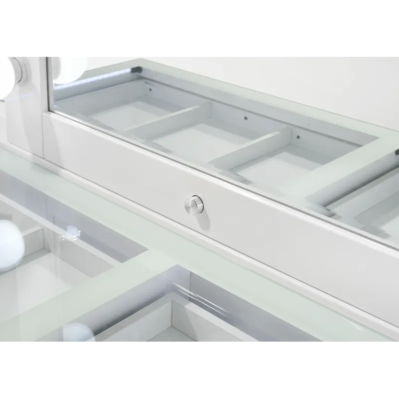 Luxo Vanity Top W/led White