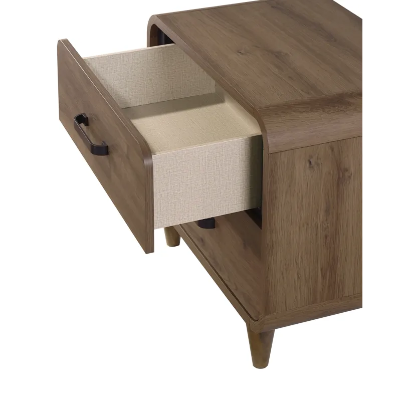 Nyomi Night Stand - Light Brown
