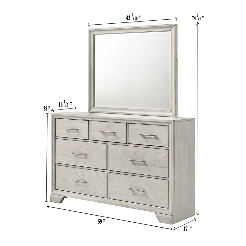 Jaymes Dresser White Mist