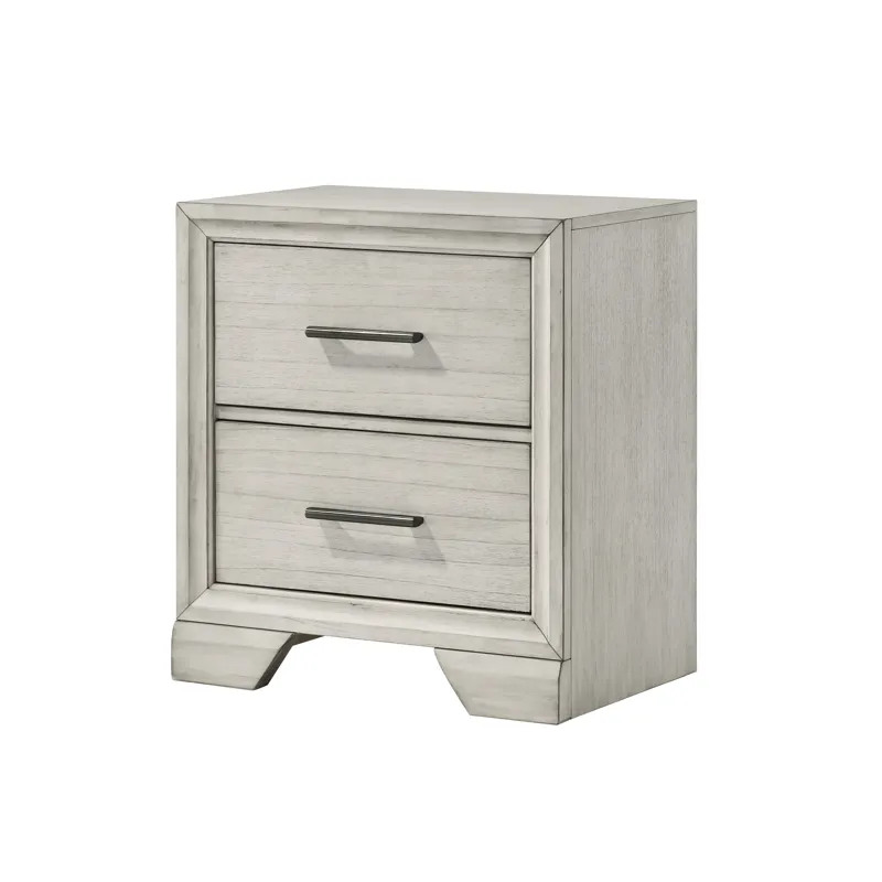 Jaymes Night Stand White Mist