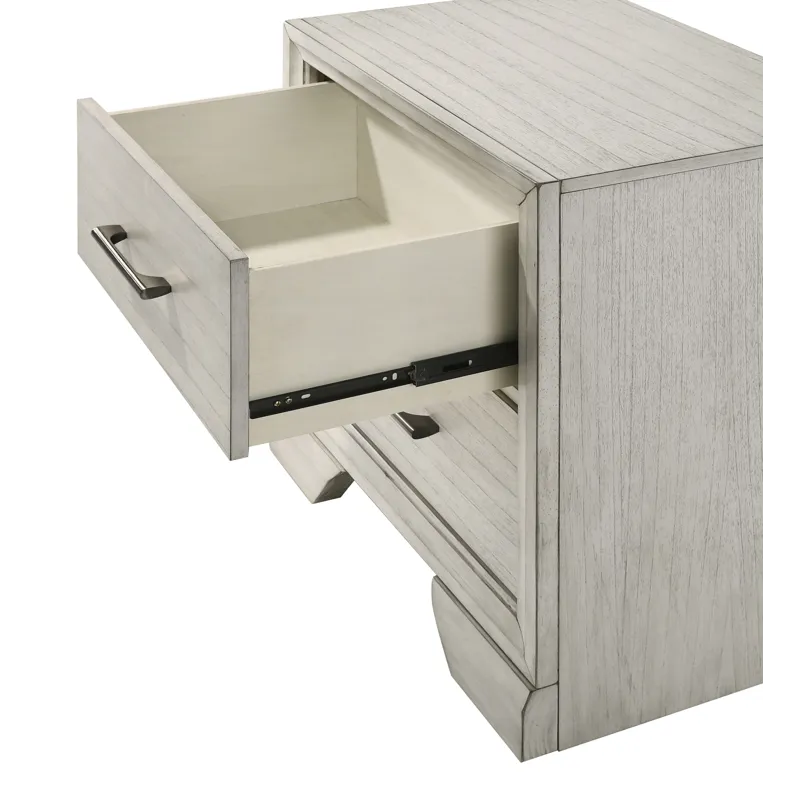 Jaymes Night Stand White Mist