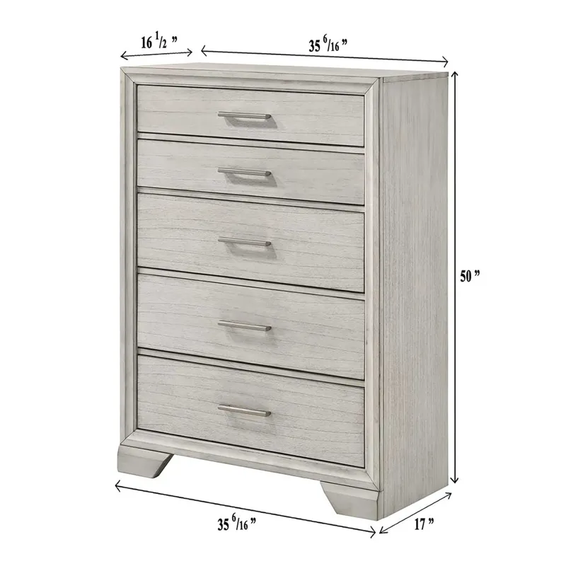 Jaymes Chest White Mist