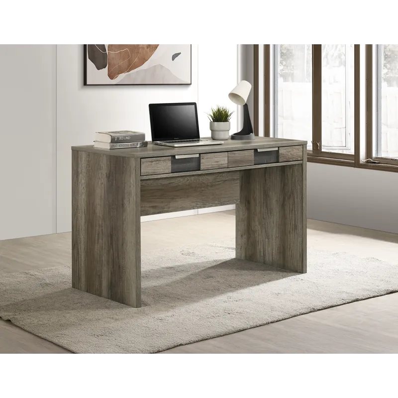Rangley Writing Desk-grey/brown