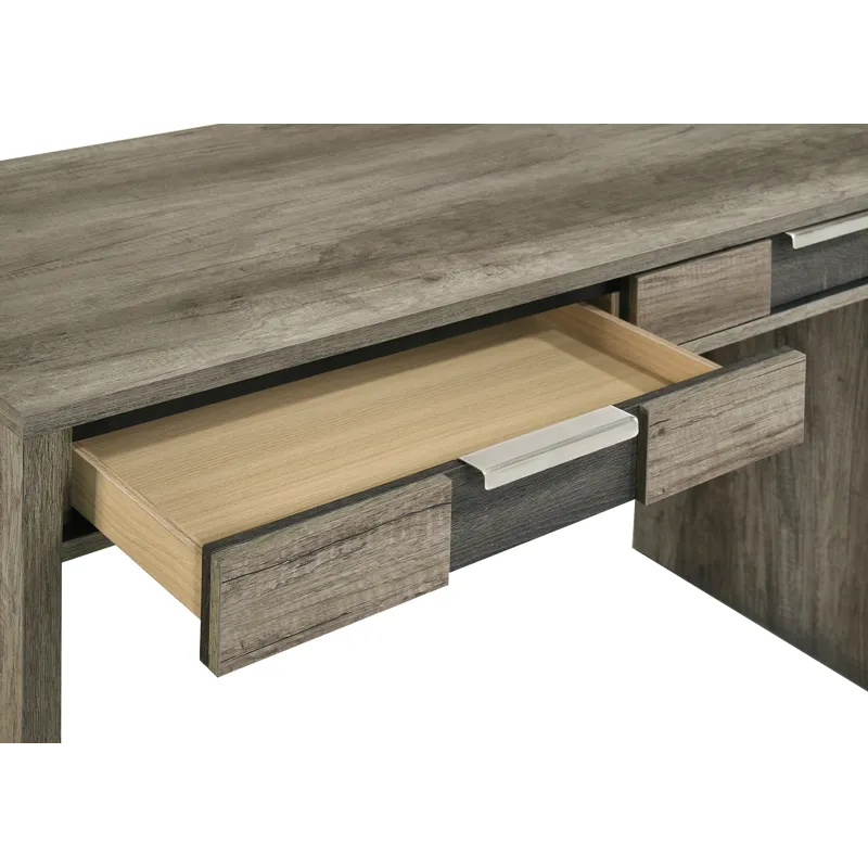 Rangley Writing Desk-grey/brown