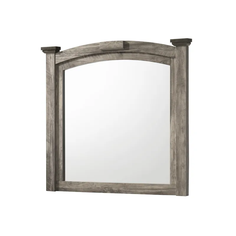 Ella-mae Dresser Top Mirror-reclaimed Grey