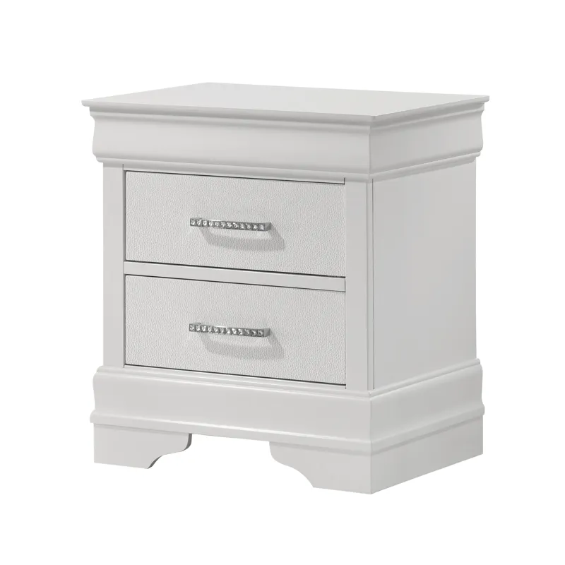 Amalia Night Stand White
