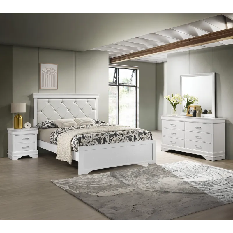 Amalia Chest White