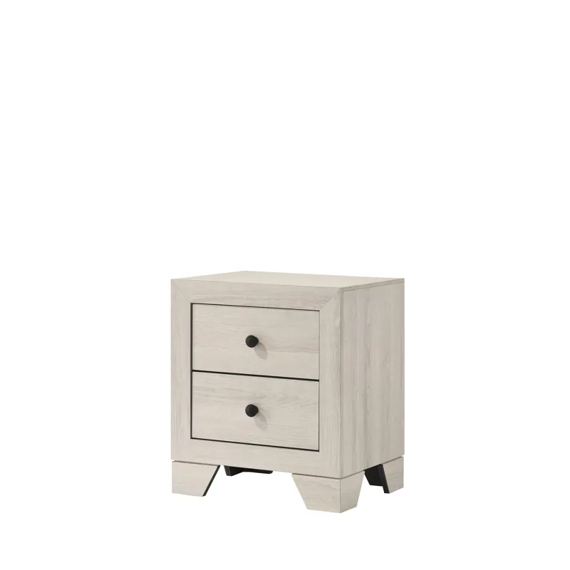 Atticus Night Stand White