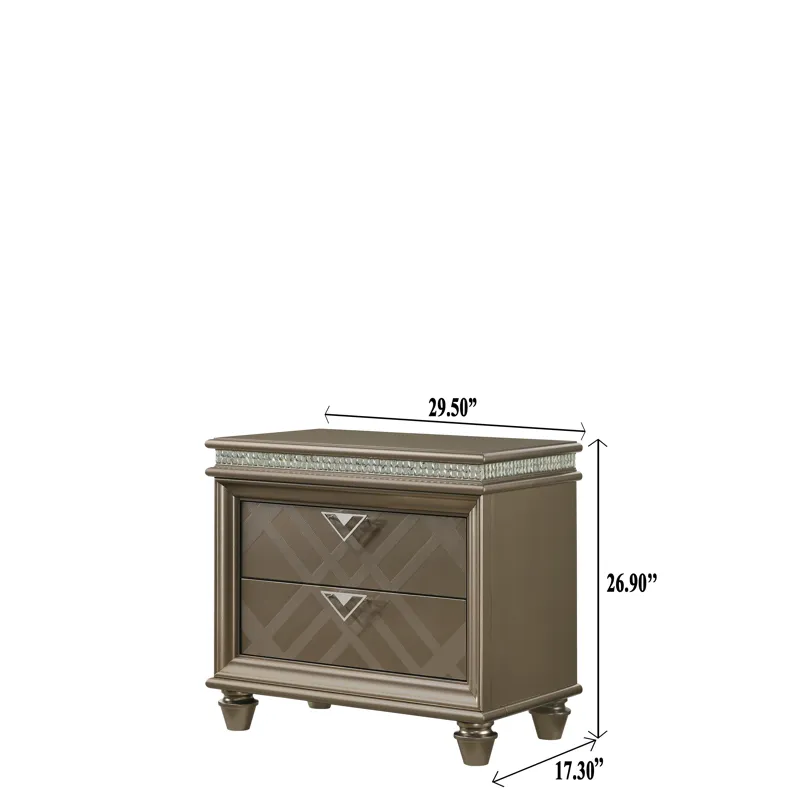 Cristal Night Stand