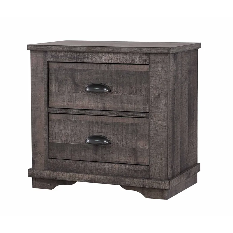 Coralee Night Stand Grey