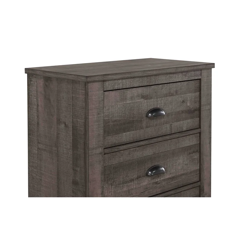 Coralee Night Stand Grey