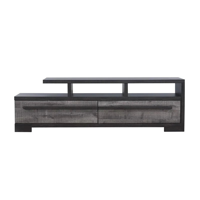 Remington TV Stand Gray/ebony