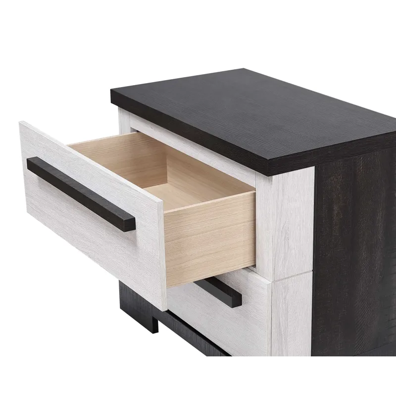 Remington Night Stand Chalk/ebony