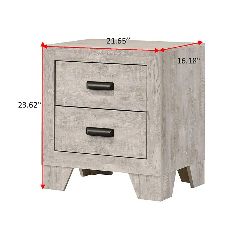 Millie Night Stand-white