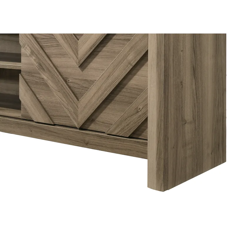 Valor TV Stand-light Brown