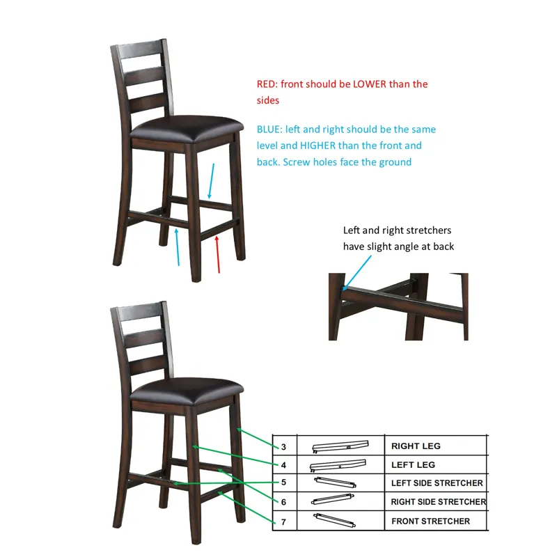 Tahoe 5-pk Counter Height Table Set