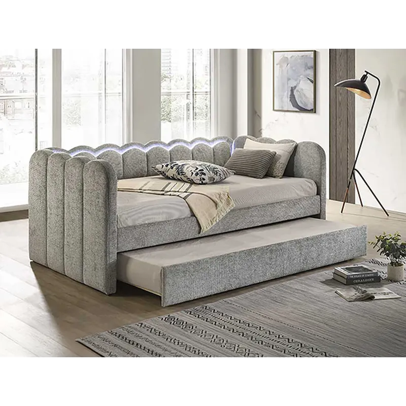 Melody Daybed Arms Slats-light Grey