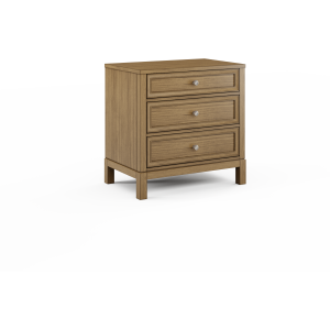 Large 3 Drawer Nightstand