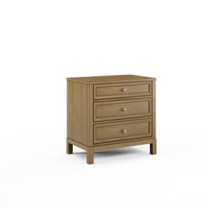 Large 3 Drawer Nightstand