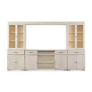 2 Drawer, 2 Door, 4 Adjustable Shelf Base(Wood Top)