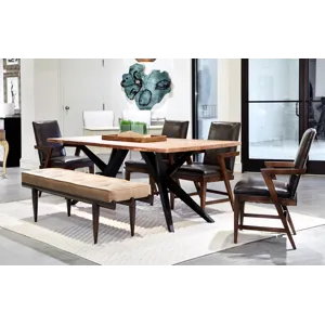 Leather Dining Arm Chair