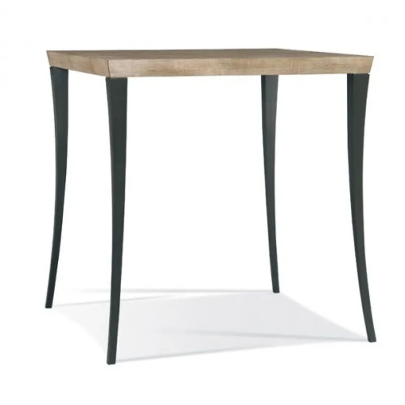 Bar Table 42"h With Beveled Top Saber Leg