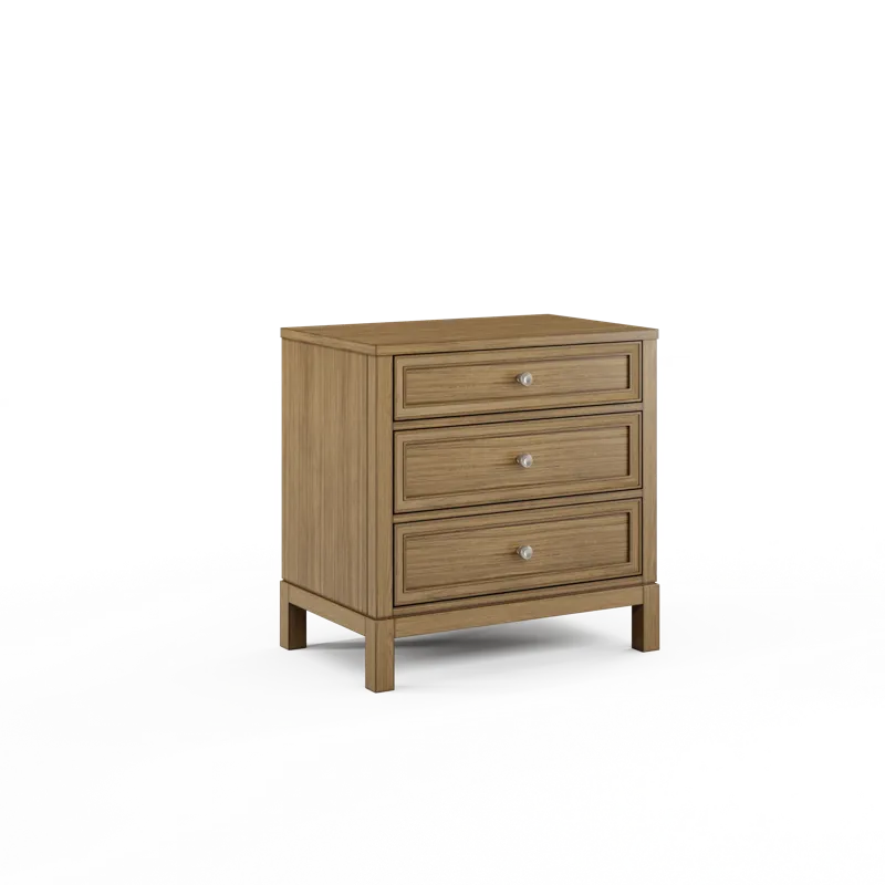 Large 3 Drawer Nightstand