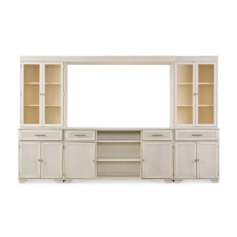 2 Drawer, 2 Door, 4 Adjustable Shelf Base(Wood Top)