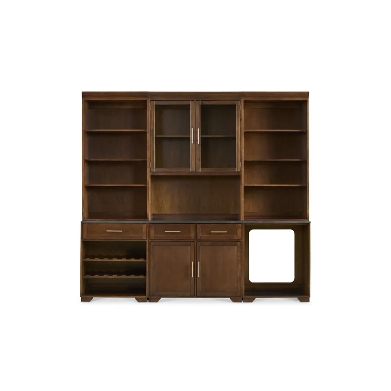 1 Drawer, 2 Adjustable Wine Shelf Base Custom Top