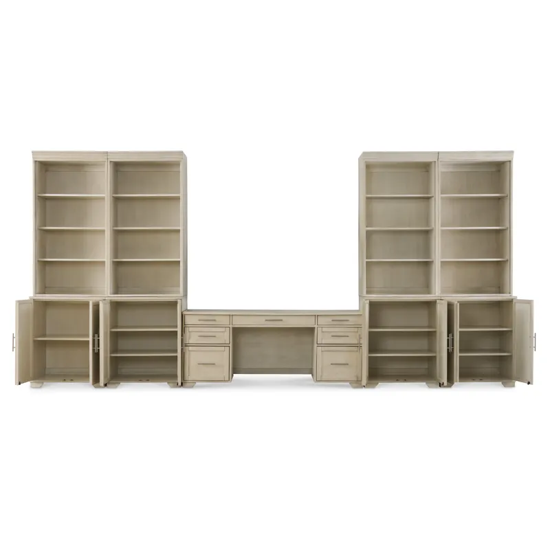 LED Lighted 2 Door, 2 Adjustable Shelf Tower Tall Height