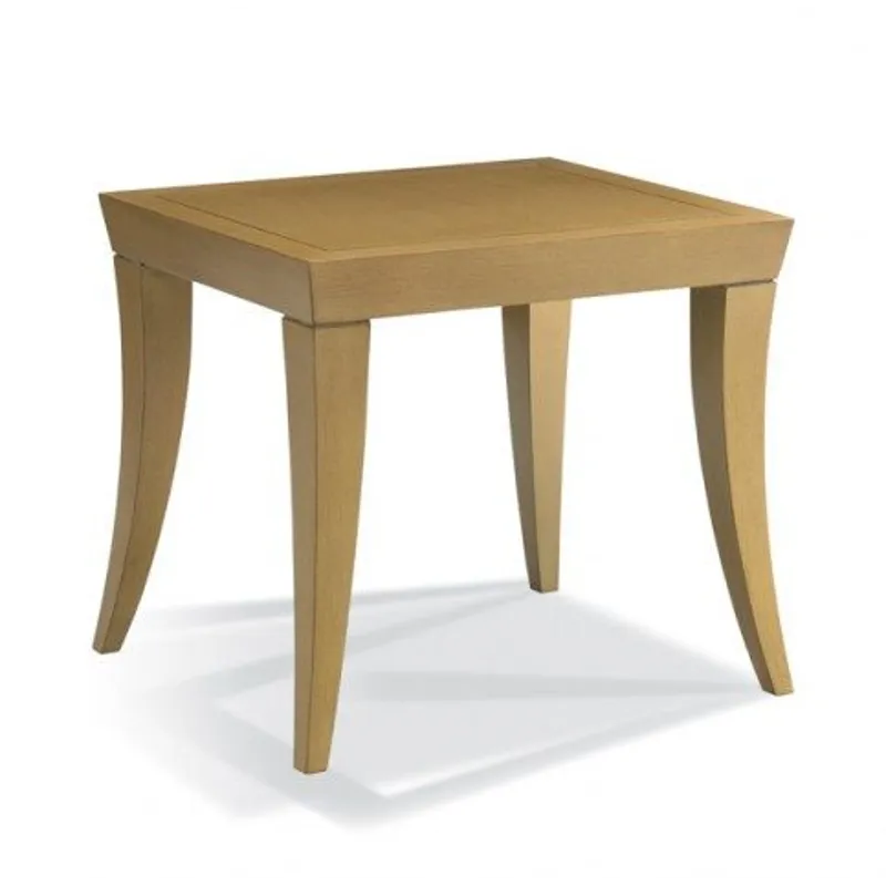 Cocktail Table 19"h With Beveled Top Saber Leg